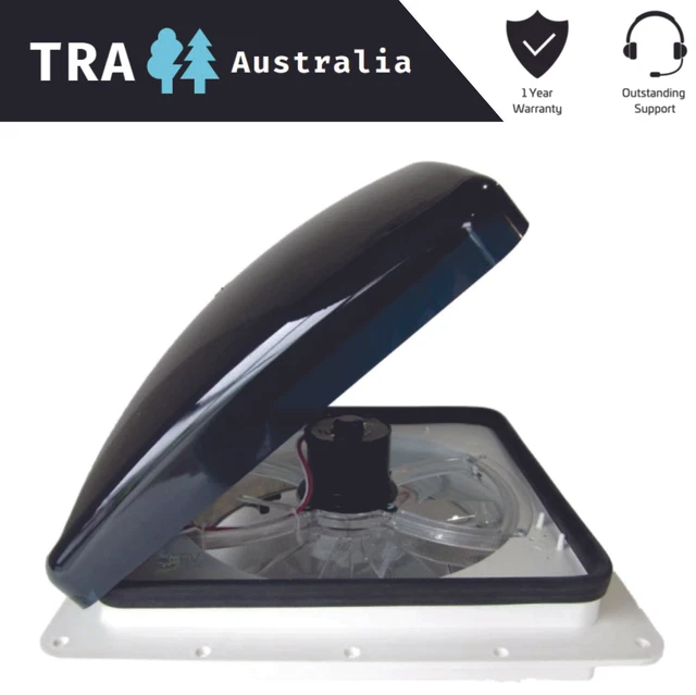 TRA 12 VOLT CARAVAN RV ROOF HATCH / VENT FAN SMOKE ACCESSORIES JAYCO