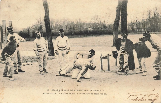 94 Joinville Le Pont #21637 Ecole Normale Gymnastique Redoute Faisanderie Lutte