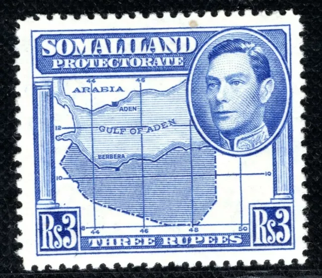 SOMALILAND KGVI Stamp SG.103 3r High Value (1938) Mint MNH Cat £25+ LBLUE80