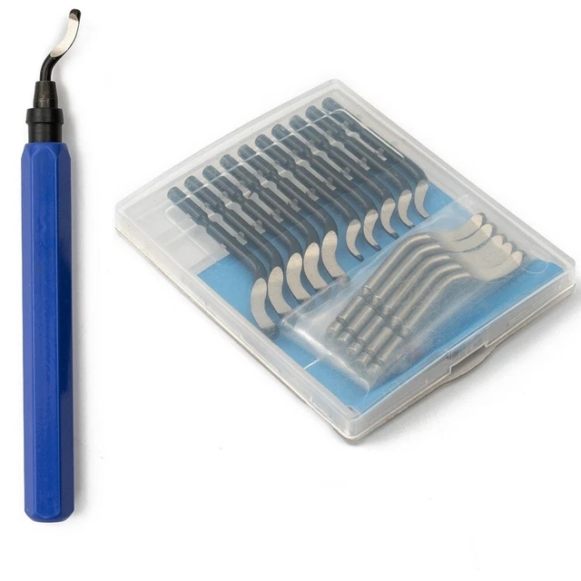 Kit D'outils D'ébavurage Pour Plastique Et Métal - Lot De 2 Outils Avec 20 Lames - Neuf En Emballage