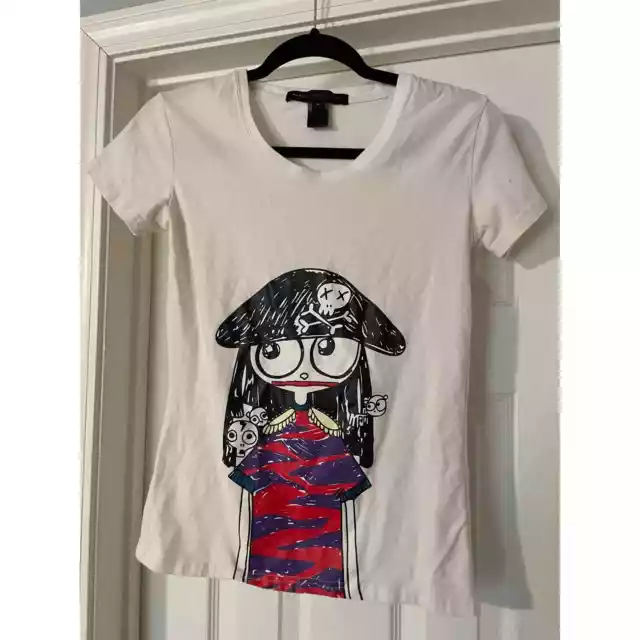 Marc by Marc Jacobs Pirate Girl Tee Sz M