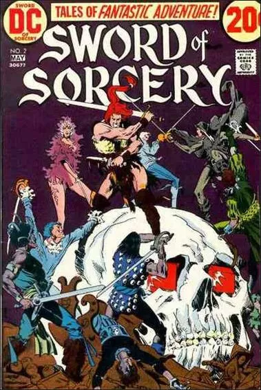 Sword of Sorcery #2 5.5 (OW/W) FN- DC Comics 1973 LOW GRADE STOCK PHOTO