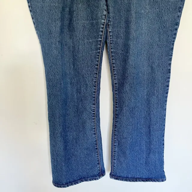 FADED GLORY WOMEN'S Jeans Size 18A Average Blue Denim Boot Cut Stretch ...