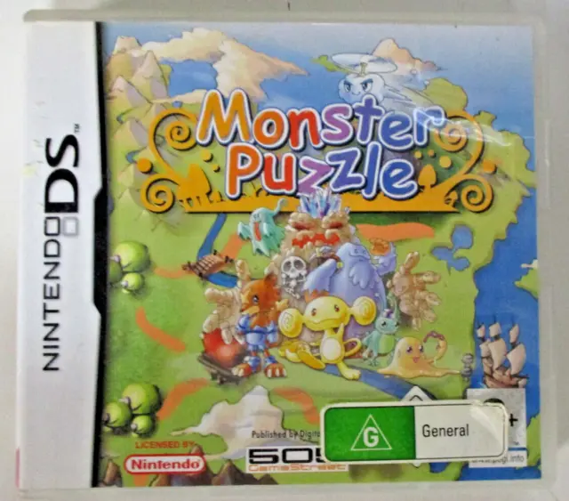 Nintendo DS Game - Monster Puzzle