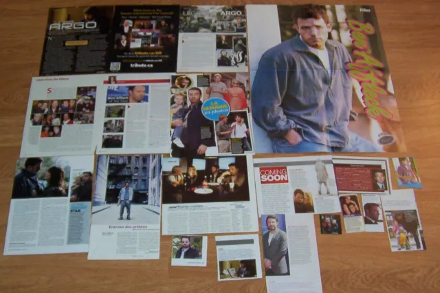 20 pcs BEN AFFLECK clippings – POSTER – ARGO