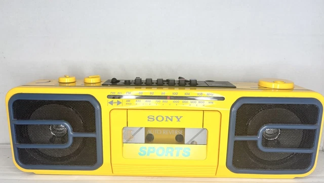 SONY VINTAGE CFS-950 Sports Stereo Boom Box Cassette Player