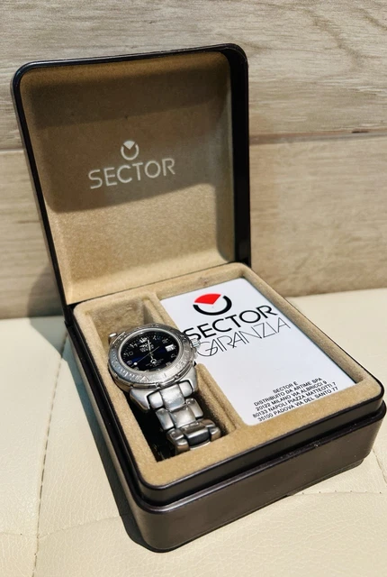 Montre Sector Série 470 Suisse Vintage – Mouvement Quartz – Boîtier 40mm Acier – Résistance 100m – Garantie 24 Mois