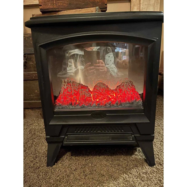ELECTRALOG ELECTRIC FIREPLACE Space Heater 1500 Watts Heat Control CS4416  GUC! $60.00 - PicClick