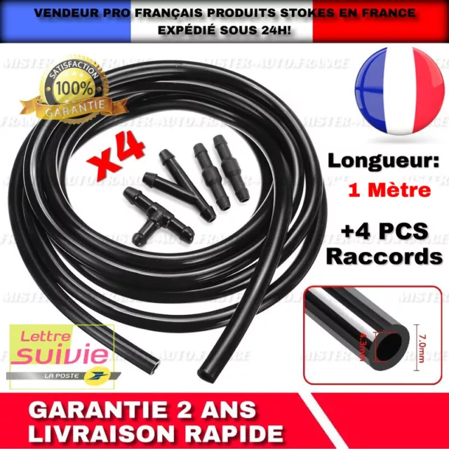 Tuyau Lave Glace Voiture Gicleur Peugeot Citroën Renault Universel Durite 1M