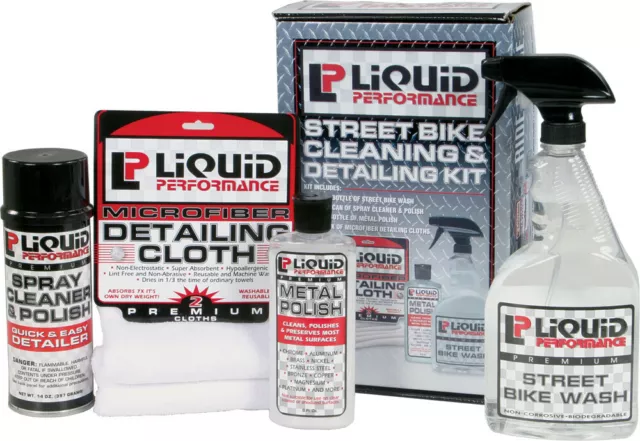 Liquid Performance Street Bike Cleaning and Detailing Kit 510