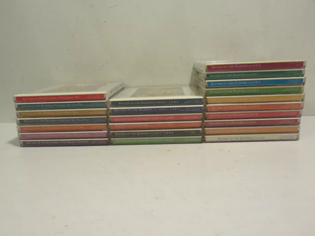 TIME LIFE SOUNDS OF THE EIGHTIES 80s CD 23 DISC COLLECTION LOT 1980 1989 ROCKIN