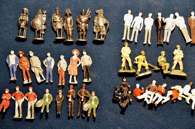 Boîte De Sujets Incassables Hornby N°10 - Échelle O - Vintage - Présentoir Inclus