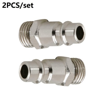BSP Air Connecteur Argent Set 10Pcs 0.6cm Bsp Ligne Tuyau Raccord Durable Neuf 