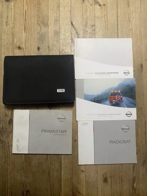 07-14 NISSAN PRIMASTAR OWNERS HANDBOOK & WALLET Print 2007 Ref13187