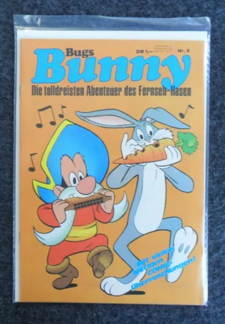 Bugs Bunny Nr. 8 - Mit Beilage (3 Musketiere Marken) - Williams Verlag - Z. 0-1