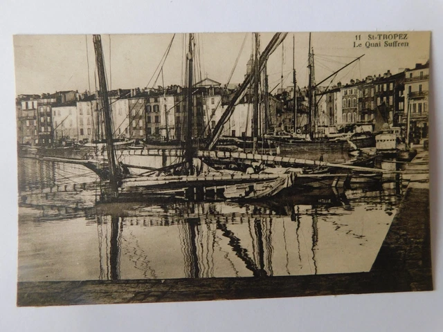 83 VAR CARTE POSTALE CPA SAINT-TROPEZ N°223 quai Suffren