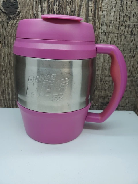 Bubba Keg 52 Oz. Insulated PINK & Chrome Travel Mug Handle Hot And Cold