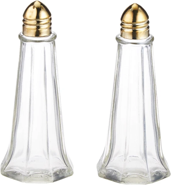 1 Oz. (Ounce) Classic Tower Style Salt & Pepper Shaker, Restaurant Shakers, Poli
