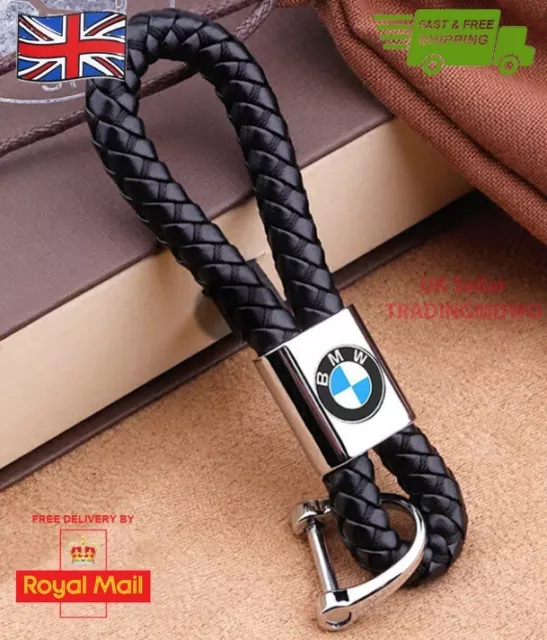 Bmw✅ Braided ✅Luxury ✅Keyring✅ Key Chain✅ Uk Seller✅Fast And Free Delivery