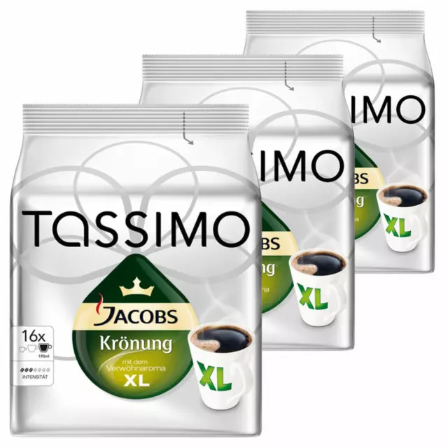 Jacobs Krönung XL - 16 Capsules pour Tassimo à 4,59 €