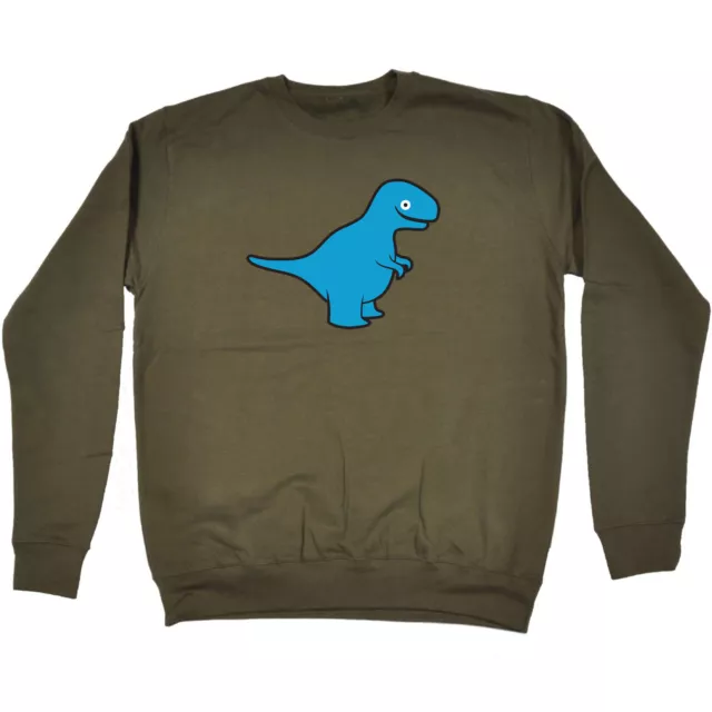 Dinosaur Trex Ani Mates - Mens Novelty Funny Top Sweatshirts Jumper Sweatshirt