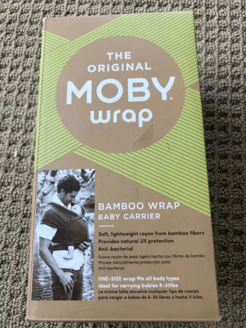 Moby Wrap - Bamboo - Black - ‘New’