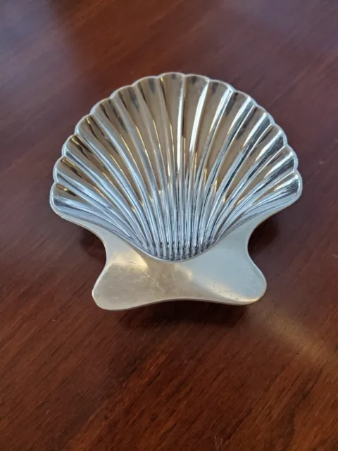 Tiffany & Co Sterling Silver Shell Footed Dish Bowl No Mono Nice!