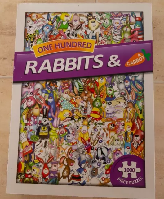 One Hundred Rabbits & a Carrot Jigsaw Puzzle by Paul Lamond Games