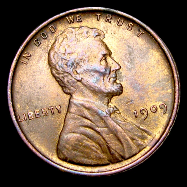 1909 Lincoln Cent Wheat Penny  ---- Gem BU+ Condition ---- #X109