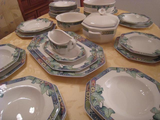 Stilvolle Tafelservice 12 Personen Villeroy Boch Ebenbild