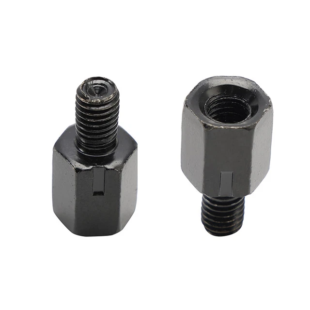 Adattatore Antivibrazioni Specchietto M10x1.25 Destro-destro Destro-sinistro Cromo Coppia - Foto 4