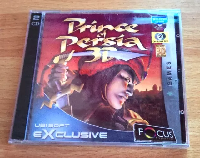 Prince of Persia 3D PC CD-ROM GAME ENGLISH NEW & SEALED RARE