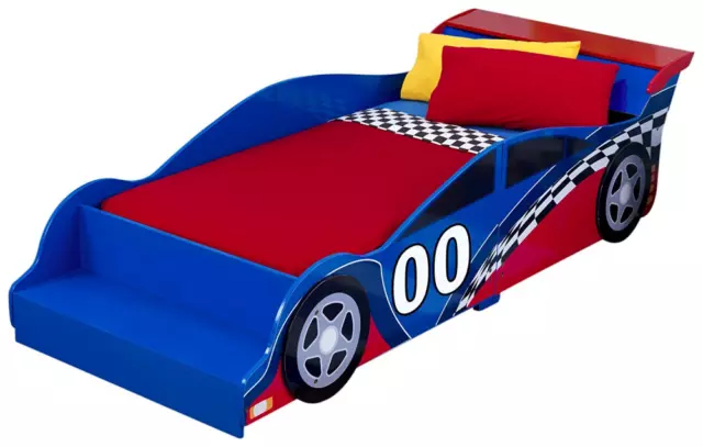 Toddler Bed Race Car Kids Cars Bedroom Boys Furniture Fun Racecar New 2