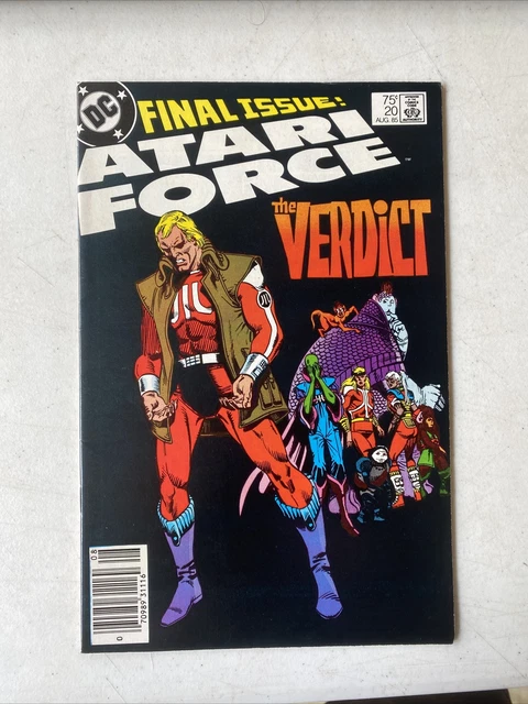 Atari Force 20 DC Comics 1985 Final Issue VF Plus Trial and Verdict