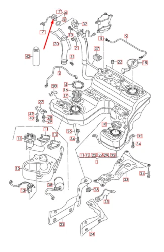 Originale AUDI A4 allroad quattro A4L A8 S8 Audi qu. Q5 4HC 4HL tappo 8K0201550L
