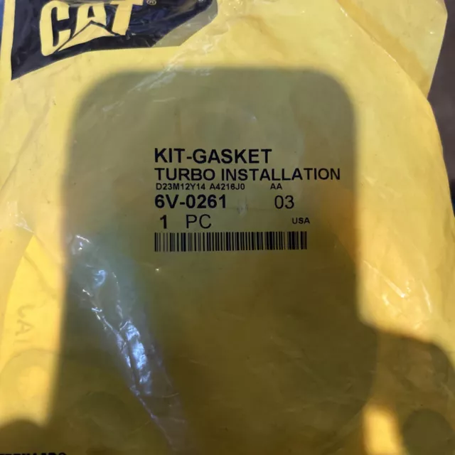 6V0261  GENUINE CAT   Turbo Install GASKET KIT   CATERPILLAR  6V-0261