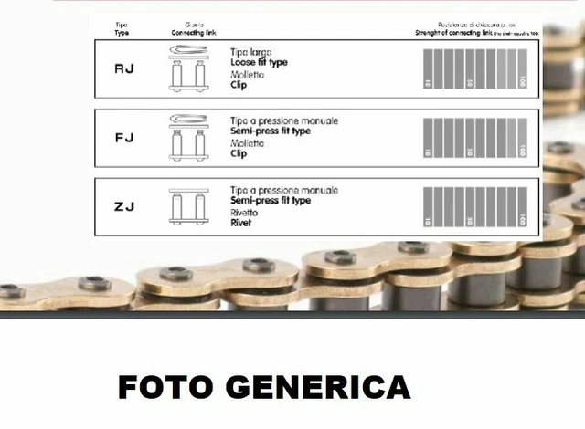 DID Catena di Distribuzione per Suzuki Intruder VL125 LC 2000-08 VL250