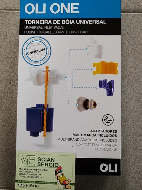 Galleggiante Universale Per Cassetta WC - Ricambio 3/8, Marca OLI JOLLY UNI - Foto 3