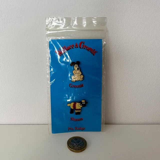 AARDMAN ANIMATIONS WALLACE & Gromit Gromit And Shaun The Sheep Pin
