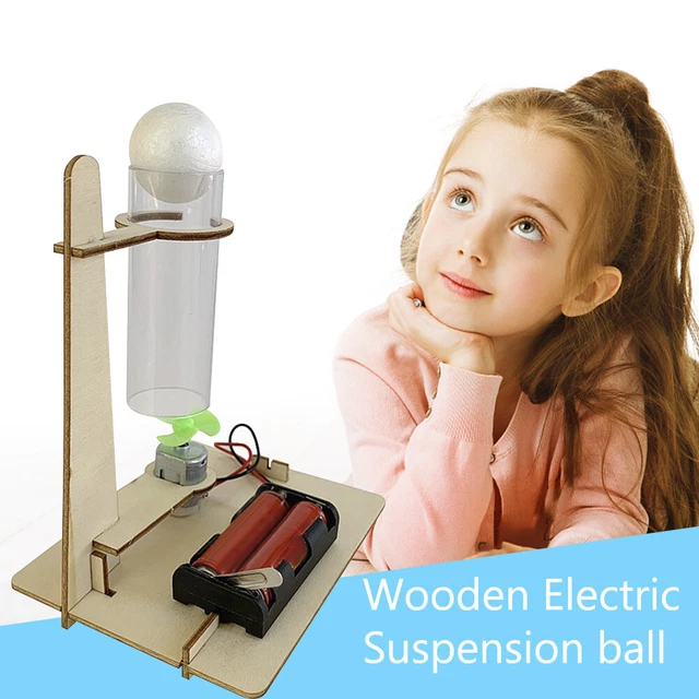 DIY ASSEMBLE ELECTRIC Floating Suspended Ball Inventions Kids