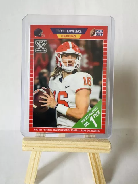 2021 Leaf Pro Set Trevor Lawrence #PS1 Rookie RC #1 Overall Pick Jaguars