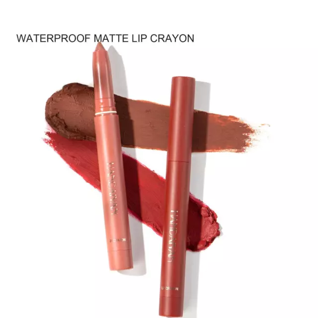 12 Farben HANDAIYAN Matte Lipstick Pen Matte Lip Liner Lippenstift S4P0 3