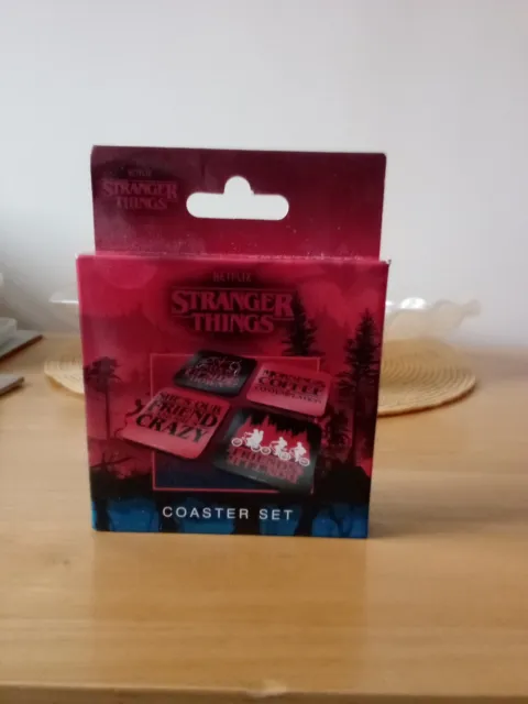 Stranger Things Coaster Set - Brand New Official Merchandise