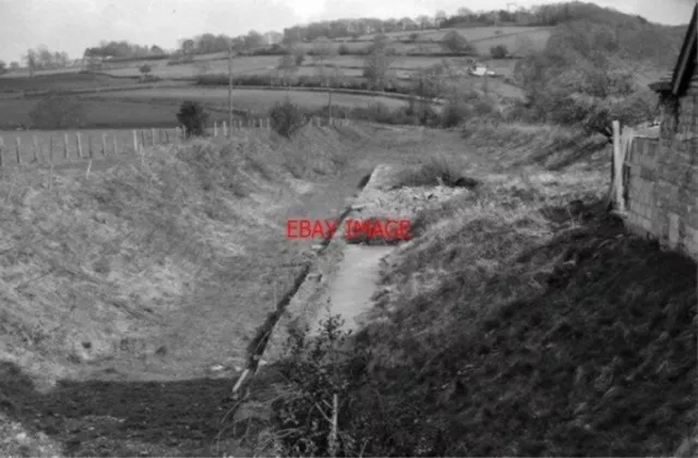 Photo  Burrington Railway Station Somerset Remains 1963 Gwr Congresbury - Blagdo