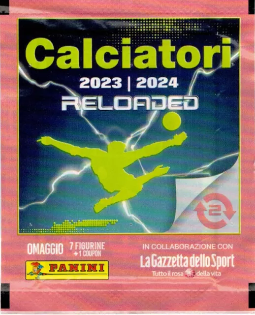 Calciatori Panini 2023-2024 Bustina Di Figurine Calciatori Reloaded 2ª Uscita