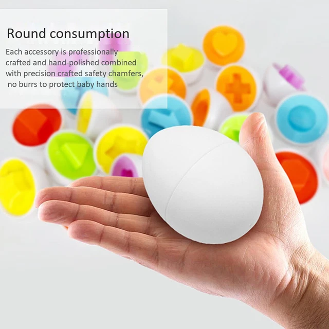 Matching Eggs Toddler Toys Color And Shape Recognition Match Toys Early