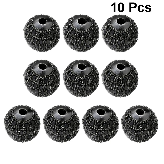 10 Stück Charm Spacer Beads Armband Strass Europäische Perlen