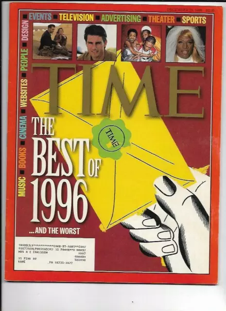 Time Magazine December 23, 1996- The Best And The Worst Of 1996