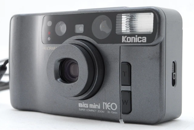 [OPTICS MINT] Konica Big Mini Neo Point & Shoot 35mm Film Camera From JAPAN