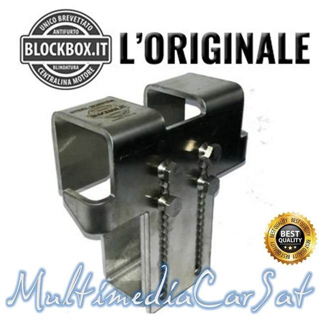 Blindatura Centralina Motore Modello B01 In Acciaio Inox Per FIAT: Antifurto Meccanico Anti-Sgancio - 4